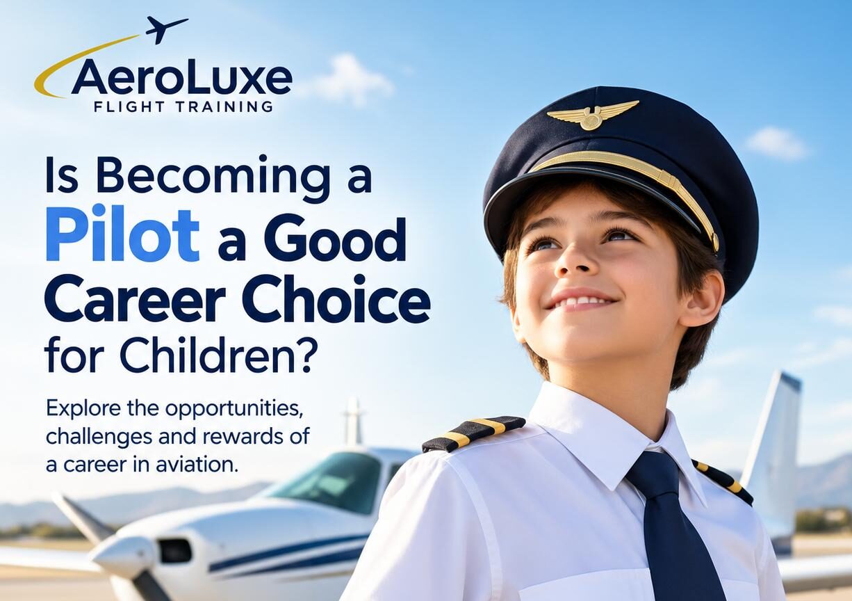Read more about the article Aeroluxe: Is Becoming a Pilot a Good Career Choice for Children?