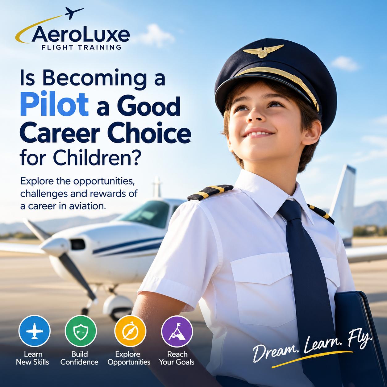 You are currently viewing Aeroluxe: Is Becoming a Pilot a Good Career Choice for Children?